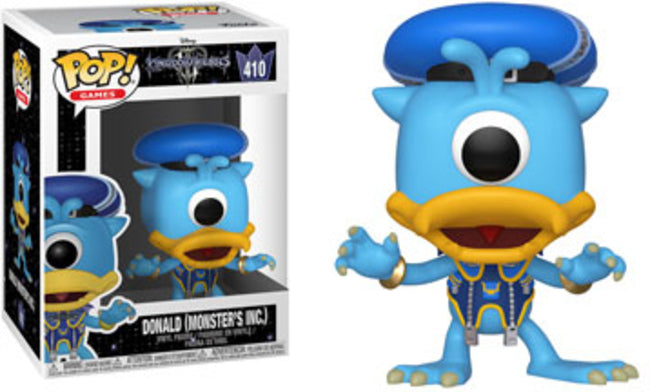 Funko POP! Kingdom Hearts: Donald (Monsters Inc)(Damaged Box) #410