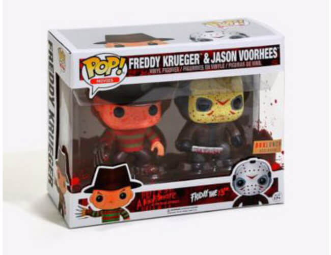 Funko POP! Movies: Freddy Krueger & Jason Voorhees (Box Lunch)(Damaged Box) 2 Pack