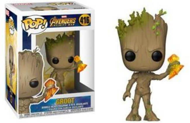 Funko POP! Avengers Infinity War - Groot [with Stormbreaker] #416