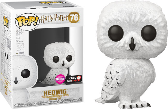 Funko POP! Harry Potter: Hedwig (Flocked) (GameStop)(Damaged Box)  #76