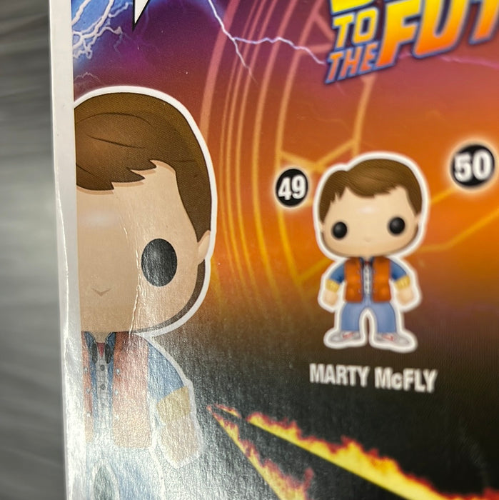 Funko POP! Movies: Back To The Future - Marty McFly (Plastic Empire 3000 PCS)(Plutonium GiTD)(Damaged Box)[A] #49