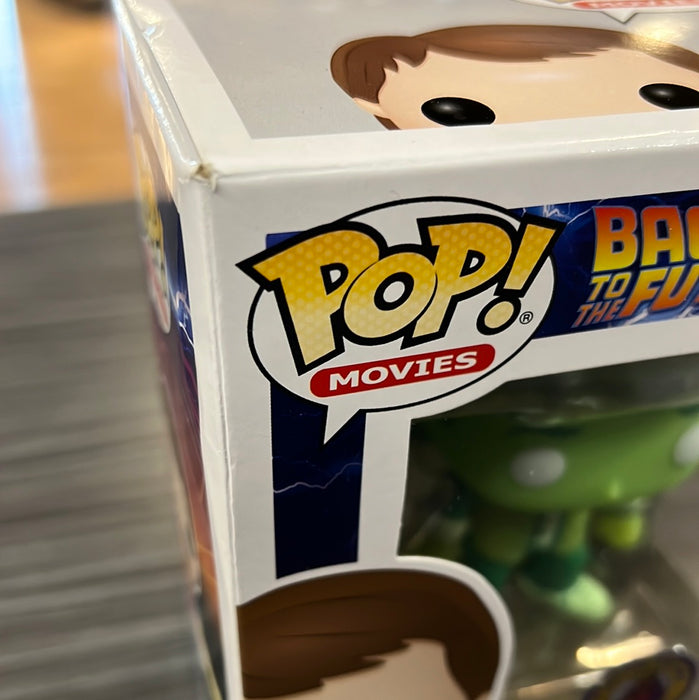 Funko POP! Movies: Back To The Future - Marty McFly (Plastic Empire 3000 PCS)(Plutonium GiTD)(Damaged Box)[A] #49