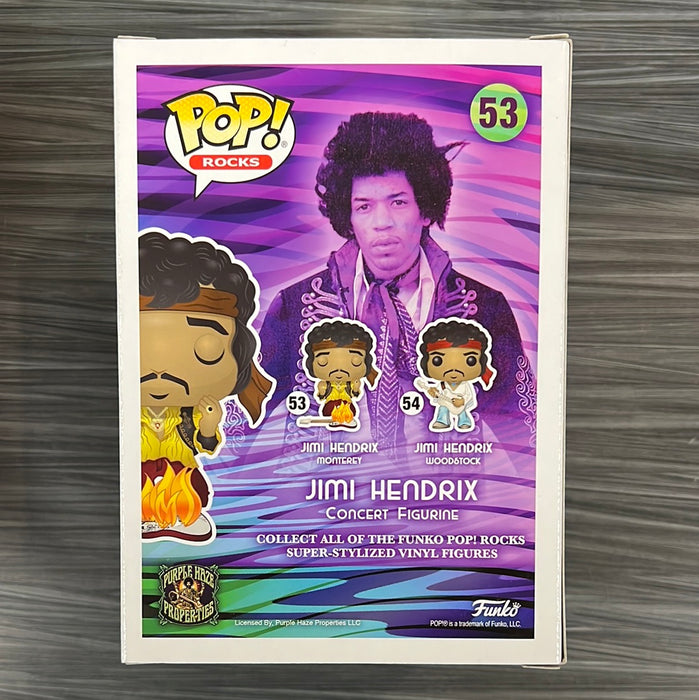 Funko POP! Rocks: Purple Haze Properties - Jimi Hendrix (POP LIFE)(Damaged Box) #53