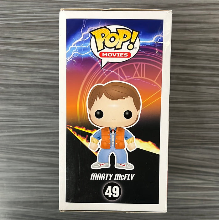 Funko POP! Movies: Back To The Future - Marty McFly (Plastic Empire 3000 PCS)(Plutonium GiTD)(Damaged Box)[A] #49