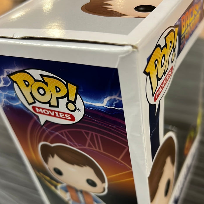 Funko POP! Movies: Back To The Future - Marty McFly (Plastic Empire 3000 PCS)(Plutonium GiTD)(Damaged Box)[A] #49