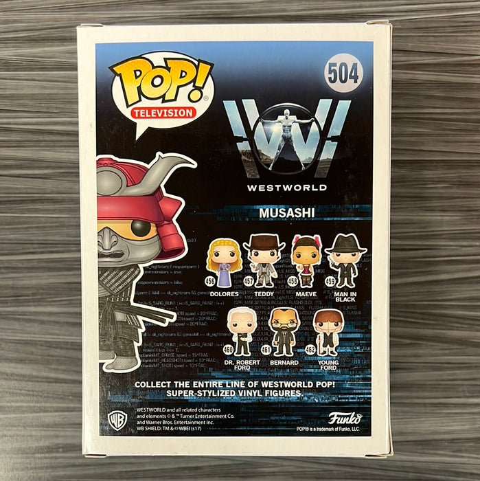 Funko POP! Television: Westworld - Musashi (2017 SDCC)(Damaged Box) #504
