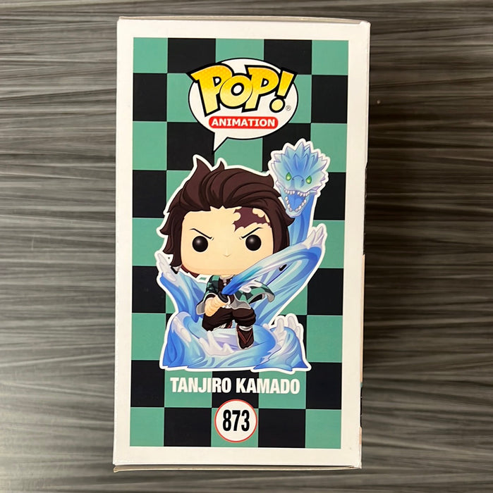 Funko POP! Animation: Demon Slayer - Tanjiro Kamado (GiTD)(BoxLunch)(Signed/Zach Aguilar/JSA)[C] #873