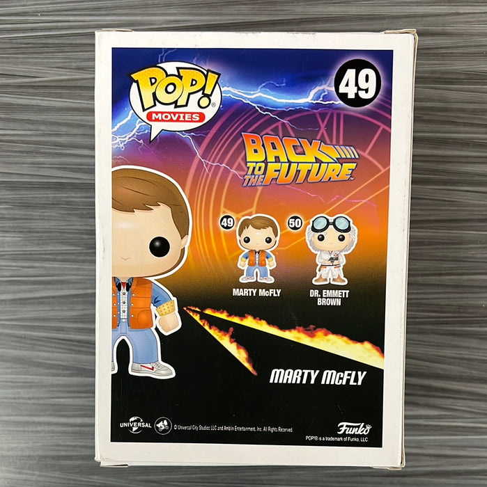 Funko POP! Movies: Back To The Future - Marty McFly (Plastic Empire 3000 PCS)(Plutonium GiTD)(Damaged Box)[A] #49
