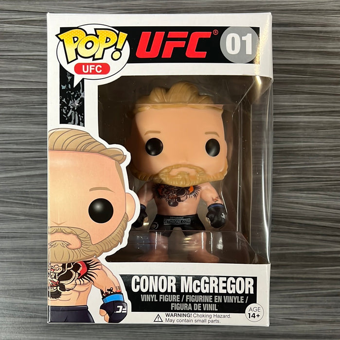 Funko POP! UFC : Conor McGregor[Dethrone Logo](Damaged Box) #01