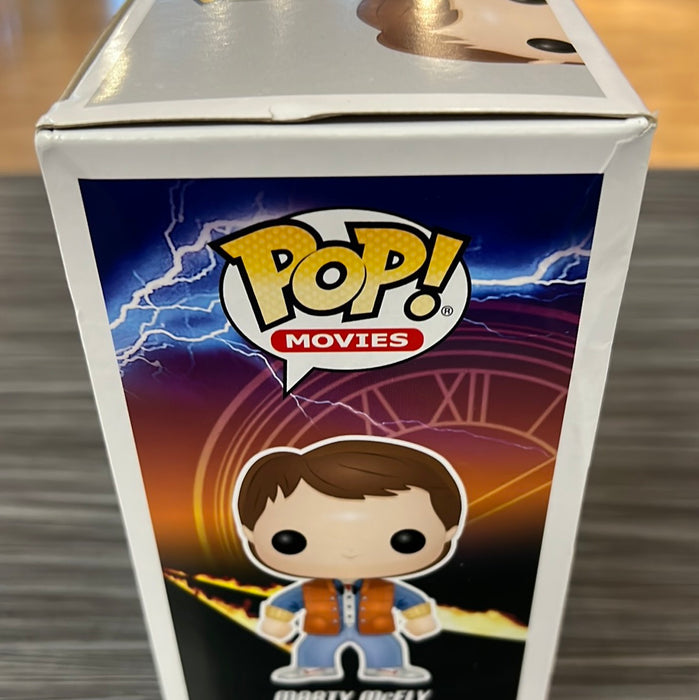 Funko POP! Movies: Back To The Future - Marty McFly (Plastic Empire 3000 PCS)(Plutonium GiTD)(Damaged Box)[A] #49