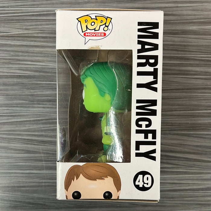 Funko POP! Movies: Back To The Future - Marty McFly (Plastic Empire 3000 PCS)(Plutonium GiTD)(Damaged Box)[A] #49