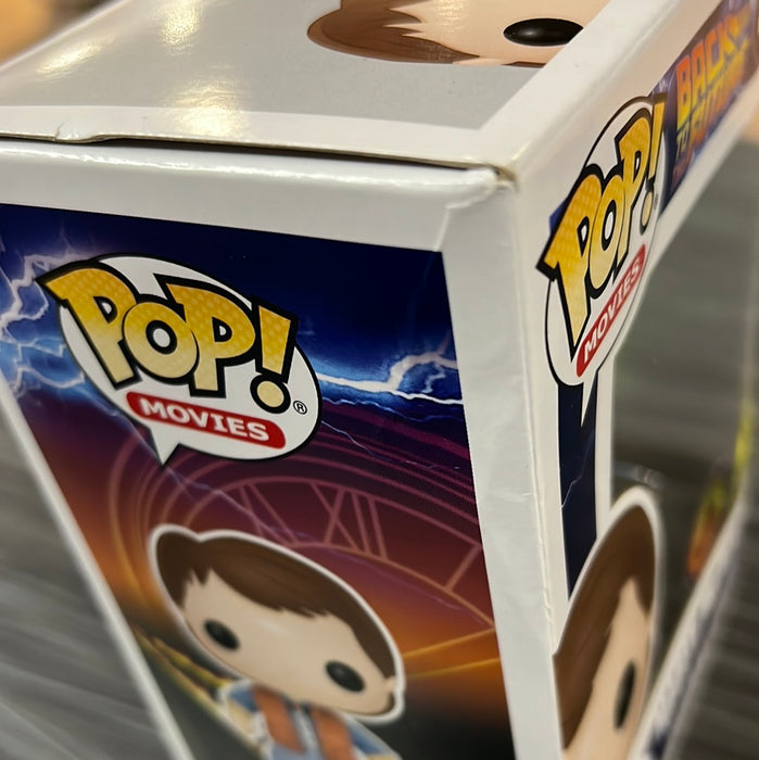 Funko POP! Movies: Back To The Future - Marty McFly (Plastic Empire 3000 PCS)(Plutonium GiTD)(Damaged Box)[A] #49