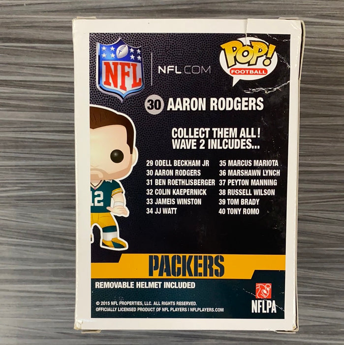 Funko POP! Football: Packers - Aaron Rodgers (Damaged Box)[A] #30