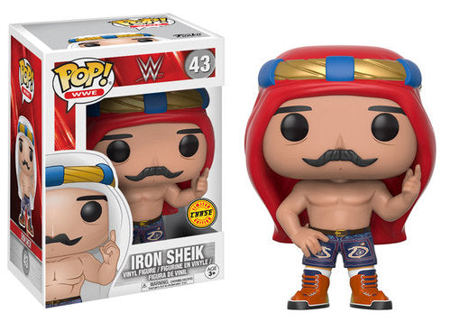 Funko POP! WWE: Iron Sheik (CHASE)(Damaged Box) #43