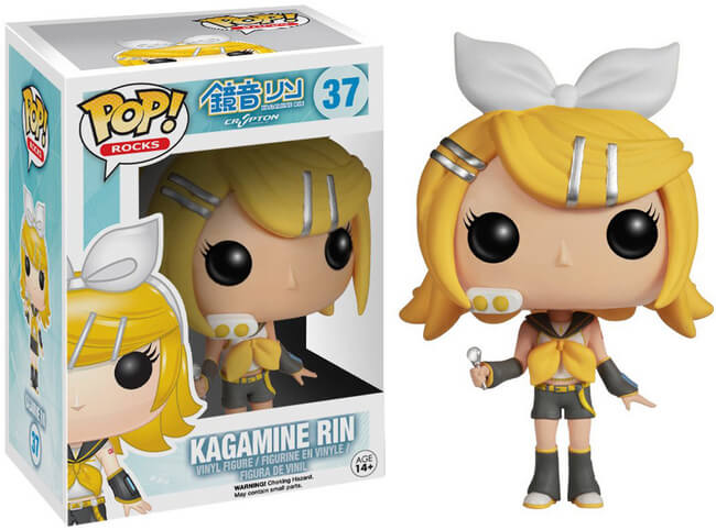 Funko POP! Rocks: Crypton - Kagamine Rin (Damaged Box) #37