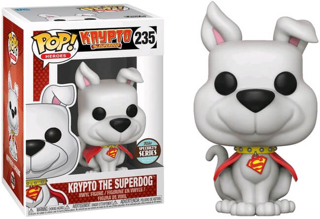 Funko POP! Heroes: Krypto the Superdog - Krypto (Specialty Series)(Damaged Box) #235