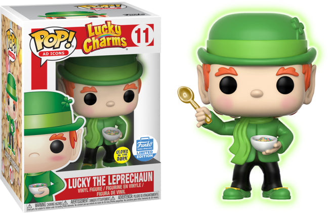 Funko POP! Ad Icons: Lucky the Leprechaun (GiTD)(Funko)(Damaged Box) #11