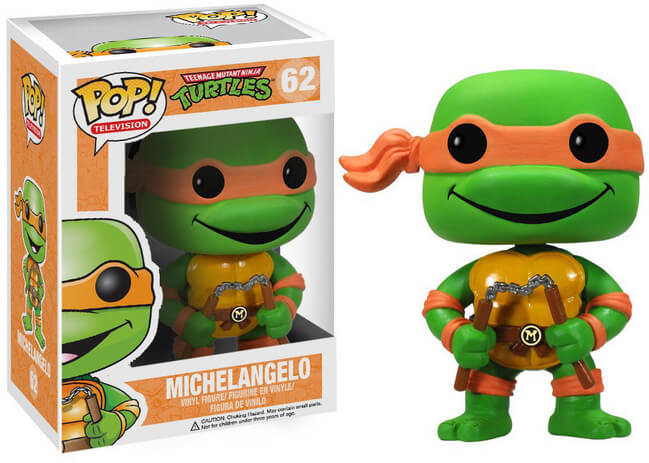 Funko POP! Television: TMNT - Michelangelo (Damaged Box) #62