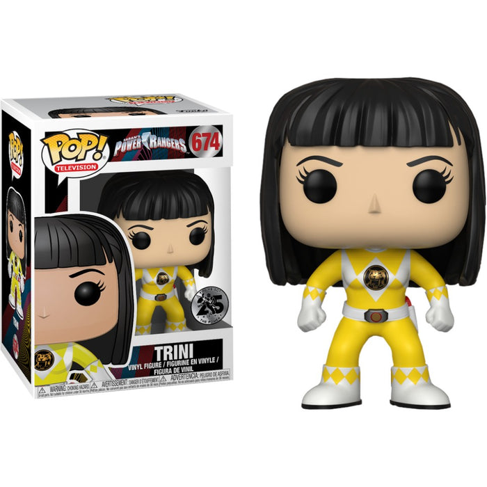 Funko POP! Television: Power Rangers - Trini (No Helmet)(Damaged Box) #674