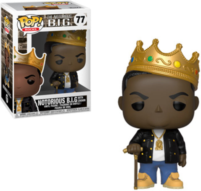 Funko POP! Rocks: The Notorious B.I.G. - The Notorious B.I.G with Crown #77