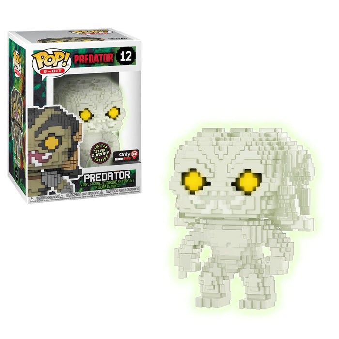 Funko POP! 8-Bit: Predator (CHASE)(GameStop)(Damaged Box) #12