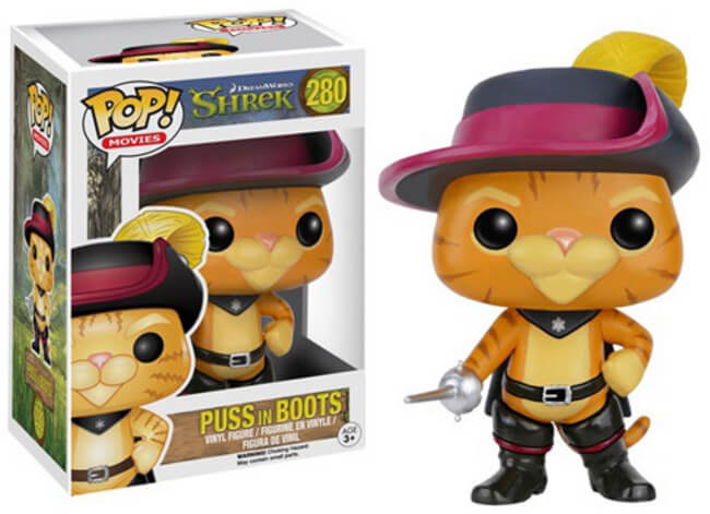 Funko POP! Movies: Shrek - Puss in Boots (Damaged Box) #280