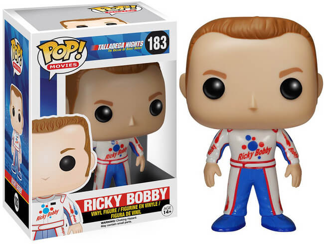 Funko POP! Movies: Talladega Nights - Ricky Bobby (Damaged Box) #183