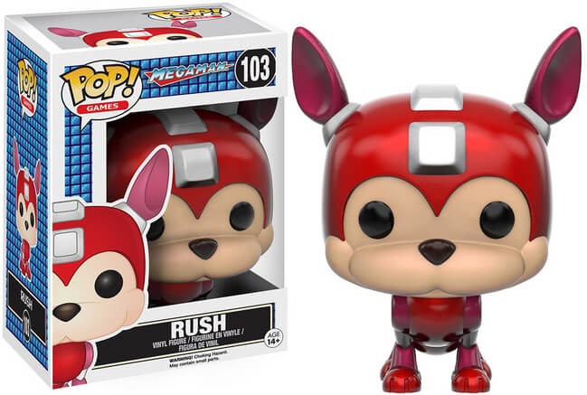 Funko POP! Games: Megaman - Rush (Damaged Box) #103