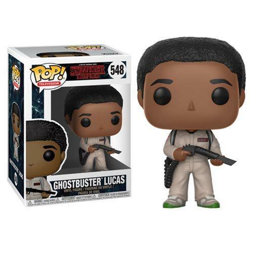 Funko POP! Television: Stranger Things - Ghostbuster Lucas (Damaged Box) #548