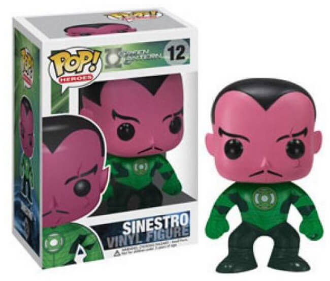 Funko POP! Heroes: Green Lantern - Sinestro (Damaged Box) #12