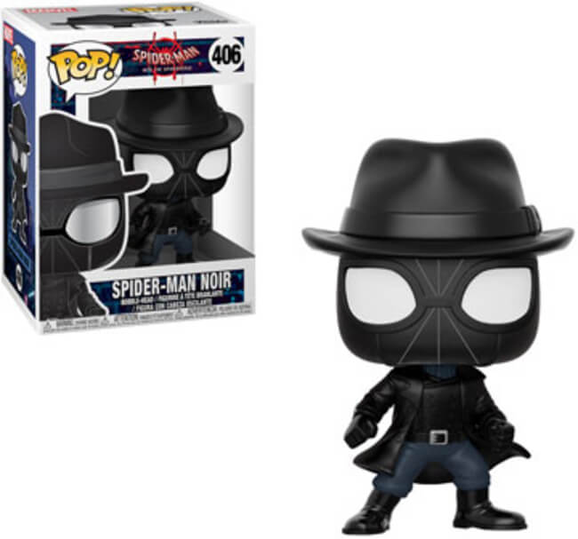 Funko POP! Spiderman Into the Spiderverse: Spider-Man Noir w/ Hat (Damaged Box) #406