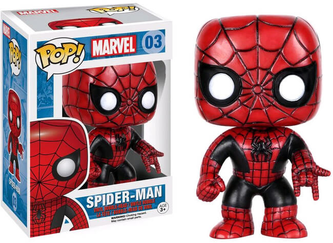 Funko POP! Heroes: Marvel - Spider-Man (Hot Topic)(Damaged Box) #03