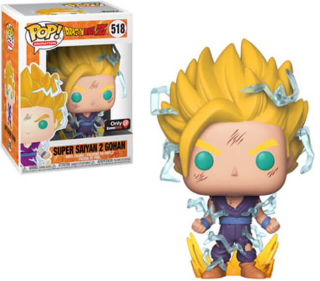 Funko POP! Animation: Dragon Ball Z - Super Saiyan 2 Gohan (GameStop) #518