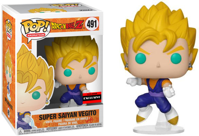 Funko POP! Animation: Dragon Ball Z - Super Saiyan Vegito (AAA Exclusive) #491