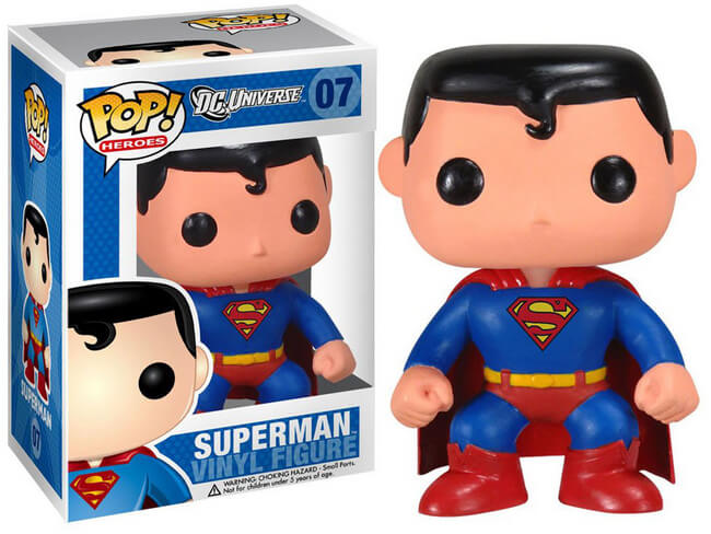 Funko POP! Heroes: DC Universe - Superman (Damaged Box) #07