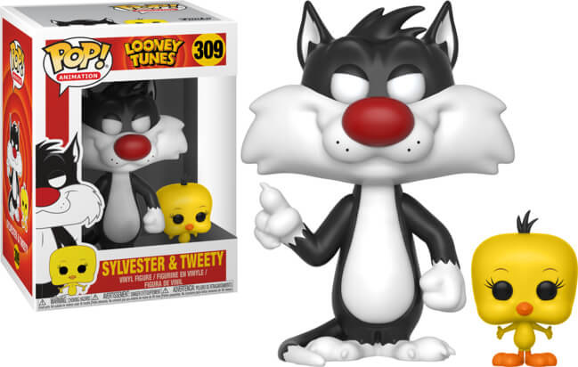 Funko POP! Animation: Looney Tunes - Sylvester & Tweety (Damaged Box) #309