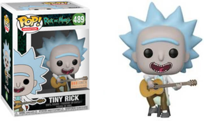 Funko POP! Animation: Rick And Morty - Tiny Rick (Box Lunch)(Damaged Box) #489
