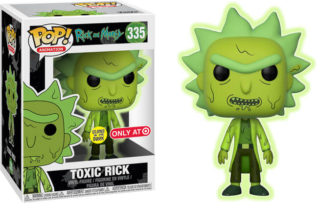 Funko POP! Animation: Rick And Morty - Toxic Rick (GiTD)(Target) #335