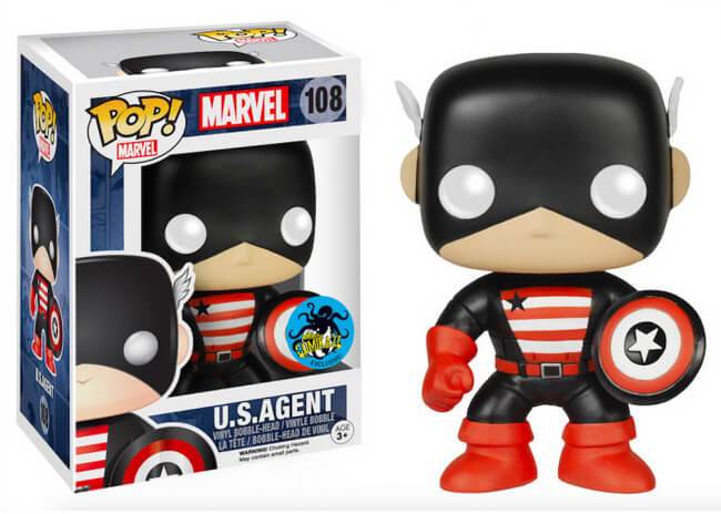 Funko POP! Marvel: Marvel - U.S. Agent (Comikaze)(Damaged Box) #108