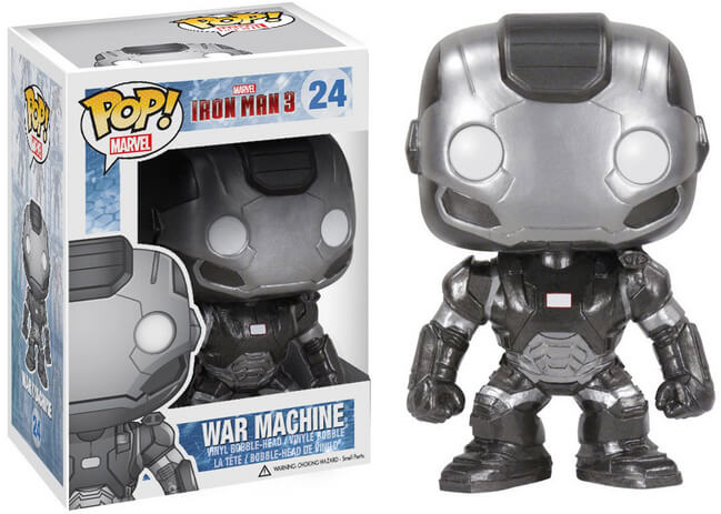 Funko POP! Marvel: Iron Man 3- War Machine (Damaged Box) #24