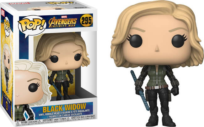 Funko POP! Marvel: Avengers Infinity War - Black Widow (Damaged Box) #295