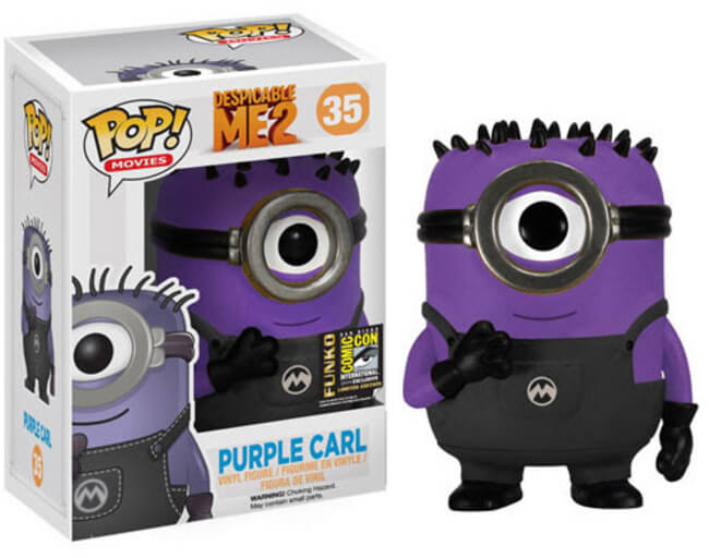 Funko POP! Movies: Despicable Me 2 - Purple Carl (2014 SDCC)(Damaged Box*) #35